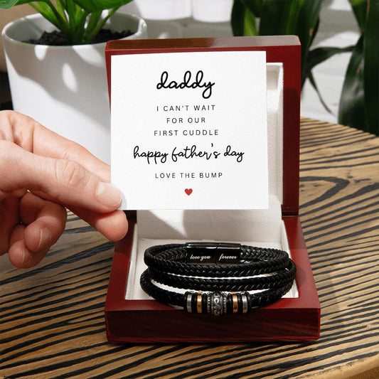 Love You Forever Bracelet | Happy Father's Day Message